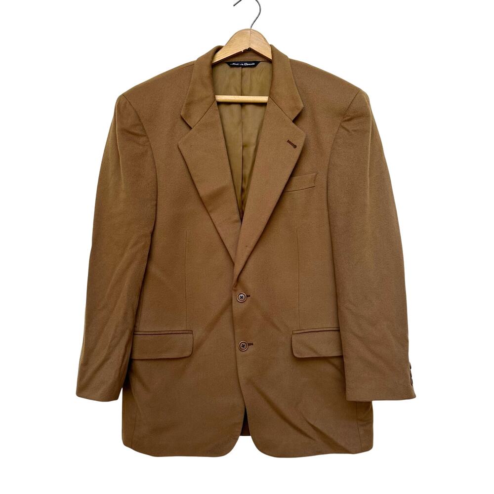 Jack Victor x Richard’s Greenwich Brown Blazer – 100% Loro Piana Cashmere 42R
